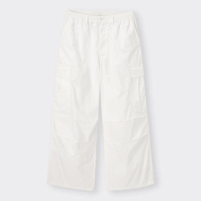 GU　パンツ　トレンド　スーパーワイドカーゴパンツ