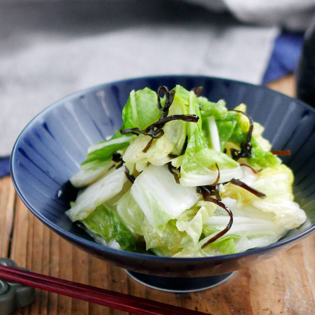 やみつき！白菜のうま塩昆布和え