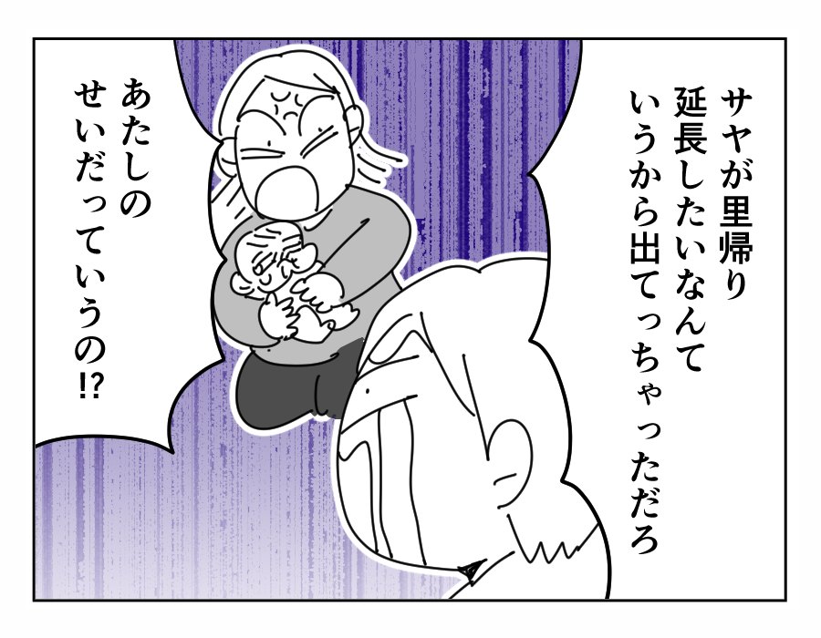 【長編4コマ】里帰り出産の義妹、新生児育児を嫁に丸投げ（全15話）12-3