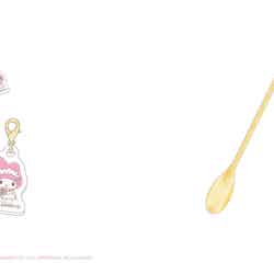 チャーム付きマドラーA、チャーム付きマドラーB 各税込990円(C)2024 SANRIO CO.,LTD.APPROVAL NO.L654057
