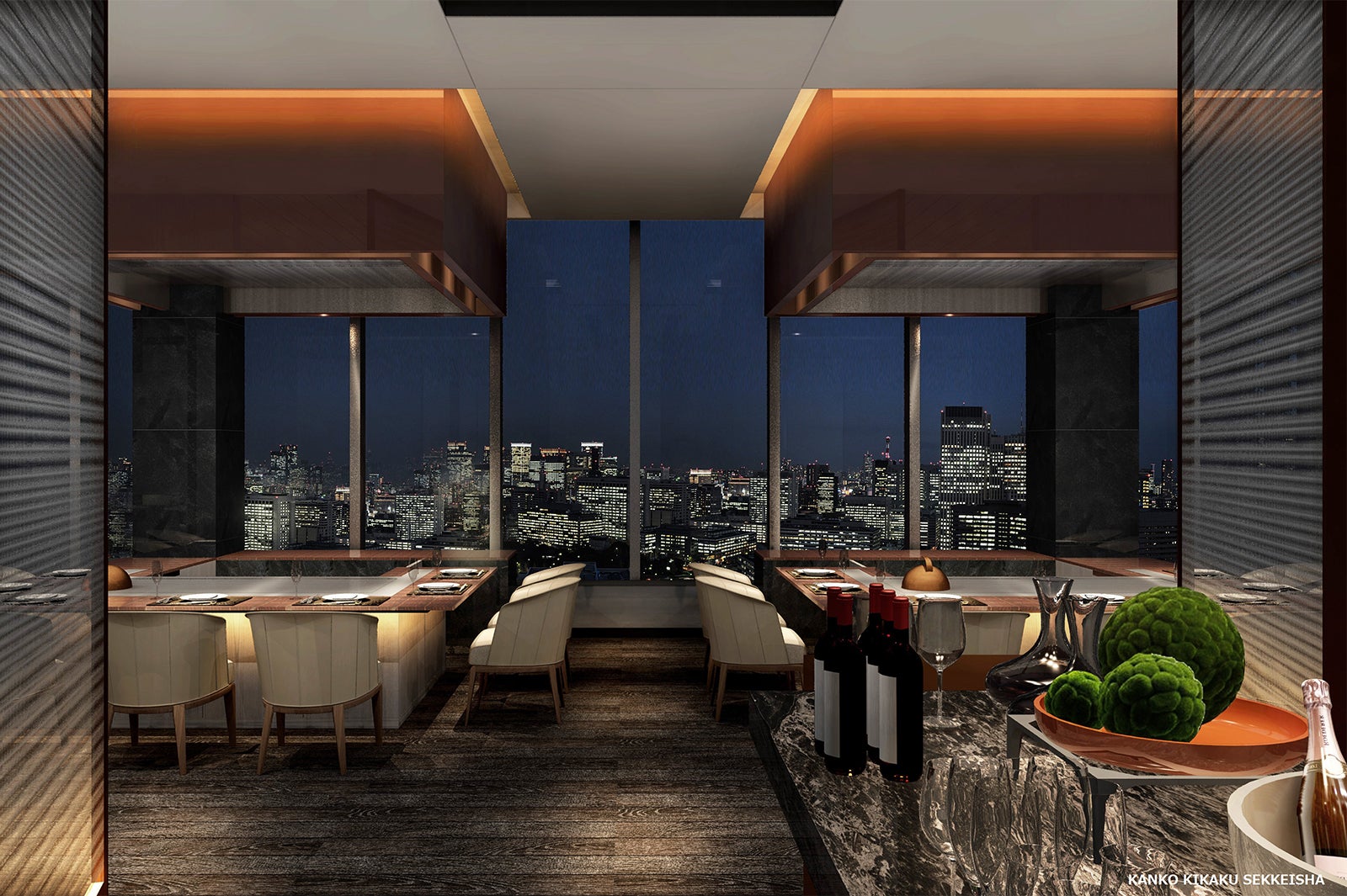 鉄板焼「さざんか」／画像提供：オークラ ホテルズ ＆ リゾーツ