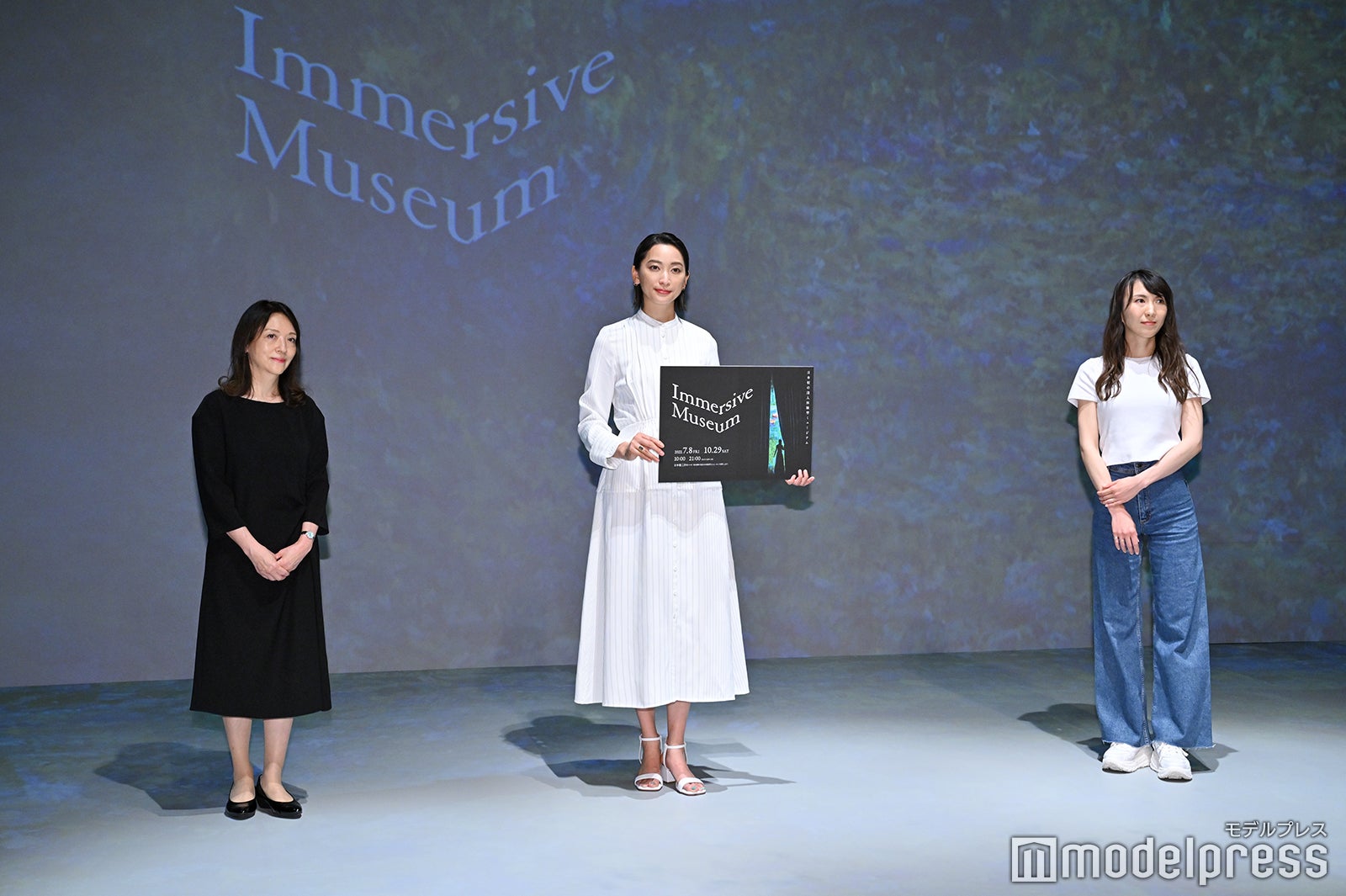 坂上桂子氏、杏、末永幸歩氏（C）モデルプレス