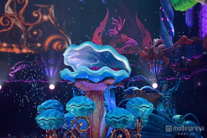 シャボン玉が出る演出も