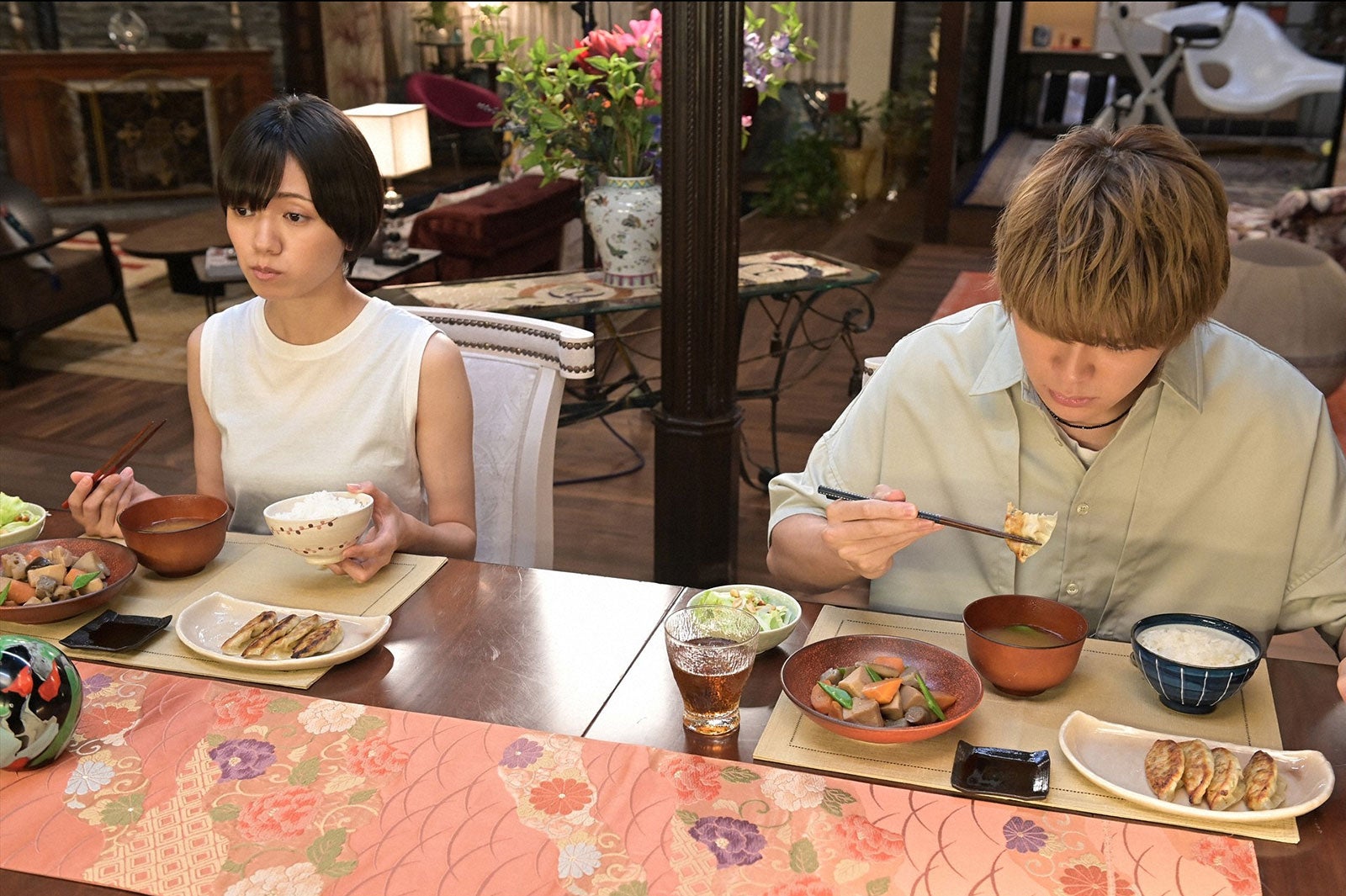 眞栄田郷敦、二階堂ふみ「プロミス・シンデレラ」第9話より（C）TBS