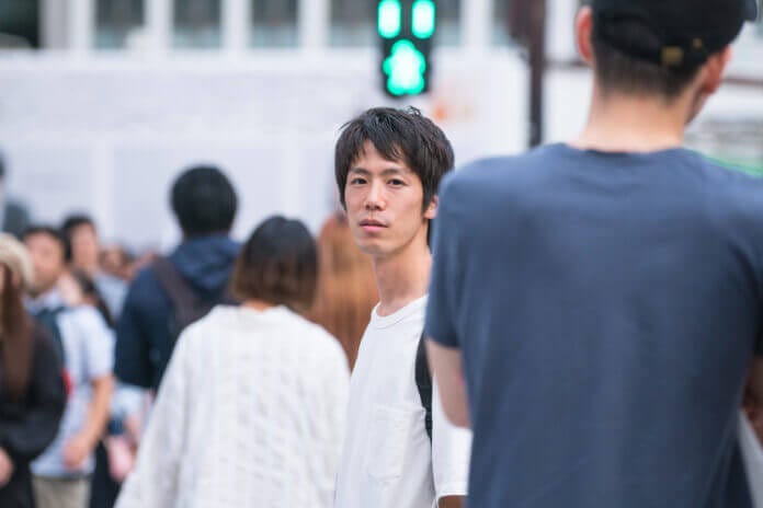 声をかけるタイミングを計っているから