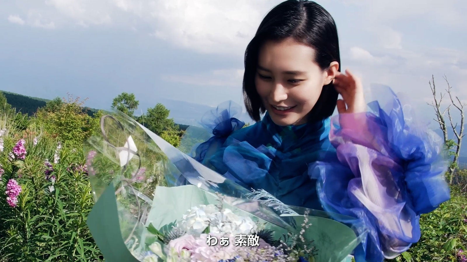 南沙良「Why Epson？自然環境への想い」篇メイキングより（提供写真）