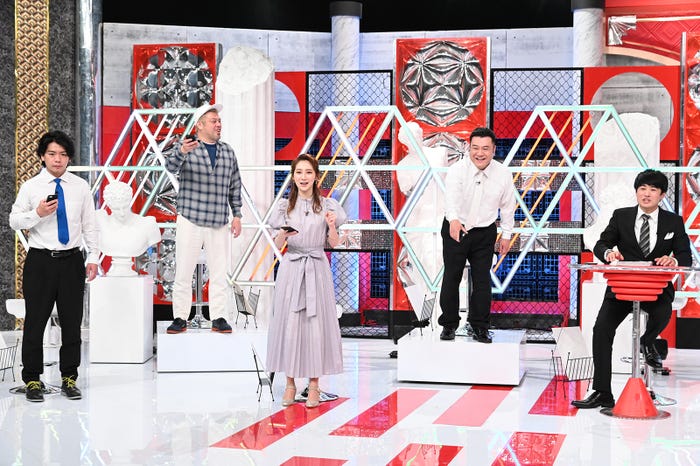 野田クリスタル、くっきー!、ファーストサマーウイカ、山崎弘也、劇団ひとり(C)日本テレビ