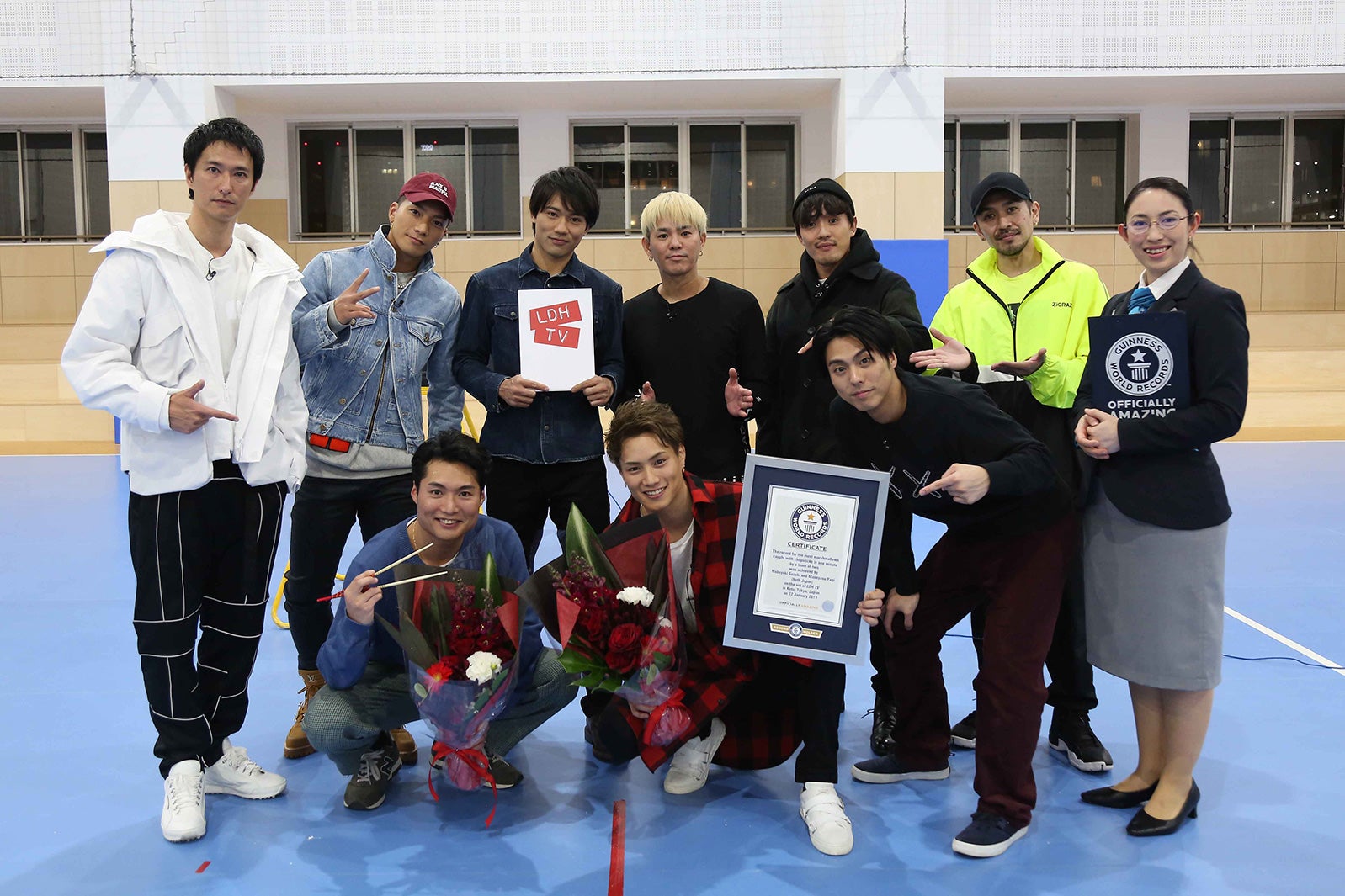 番組の様子（画像提供：LDH JAPAN）