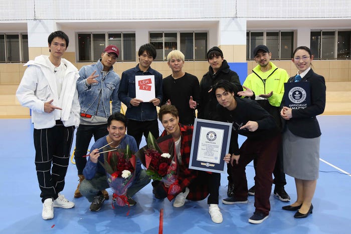 番組の様子(画像提供:LDH JAPAN)