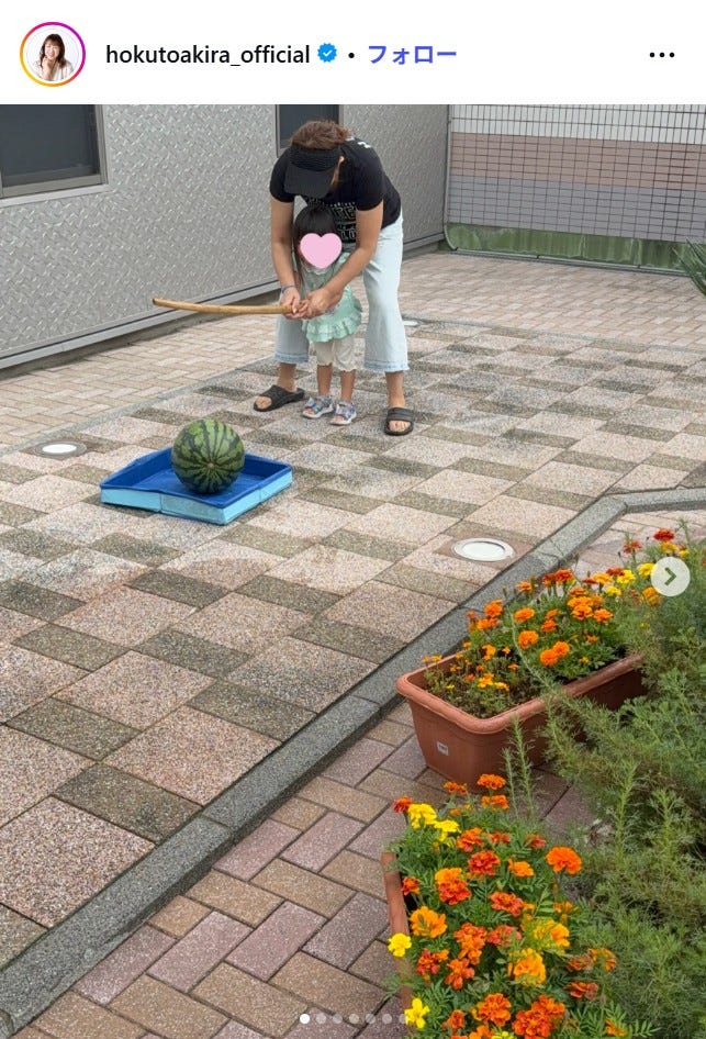 北斗晶Instagramより