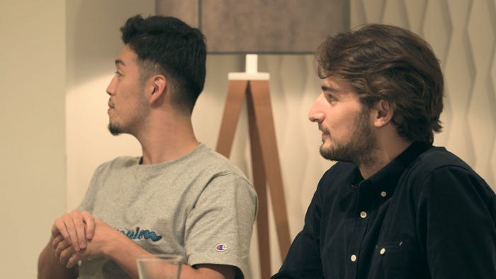 凌、ジュゼッペ「TERRACE HOUSE TOKYO 2019-2020」25th WEEK(C)フジテレビ/イースト・エンタテインメント