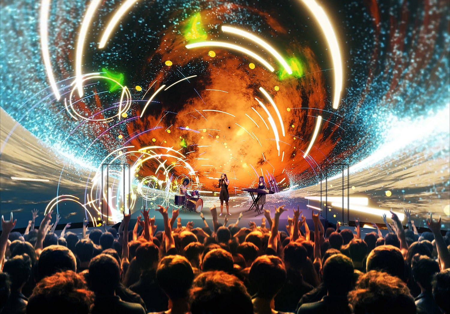 多目的デジタルドームシアター／画像提供：コニカミノルタプラネタリウム