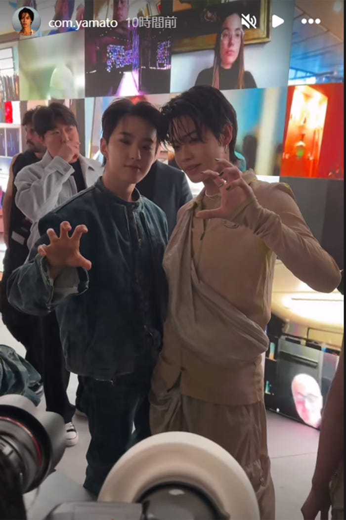 HOSHI、やまと/やまとInstagramストーリーズより