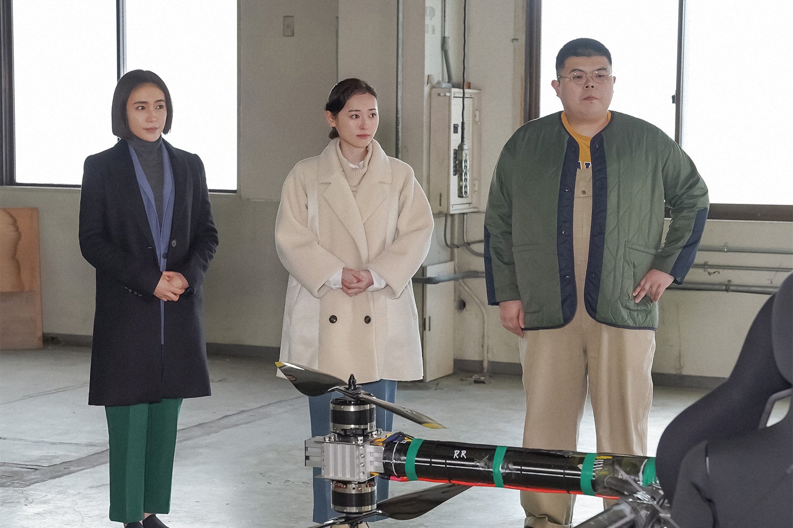 山口紗弥加、福原遥、松尾鯉太郎／「舞いあがれ！」第120話（C）NHK