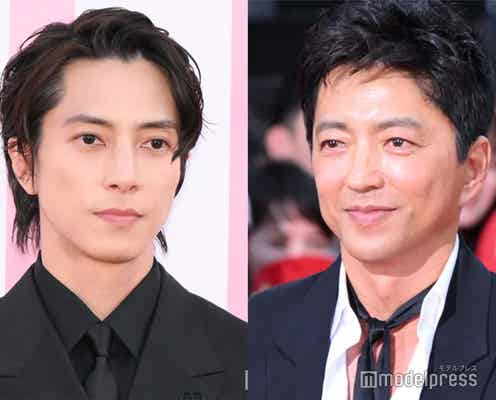 大沢たかお、山下智久とエレベーターで自撮り2ショット披露で「美の圧力がすごい」「卒倒しそう」の声