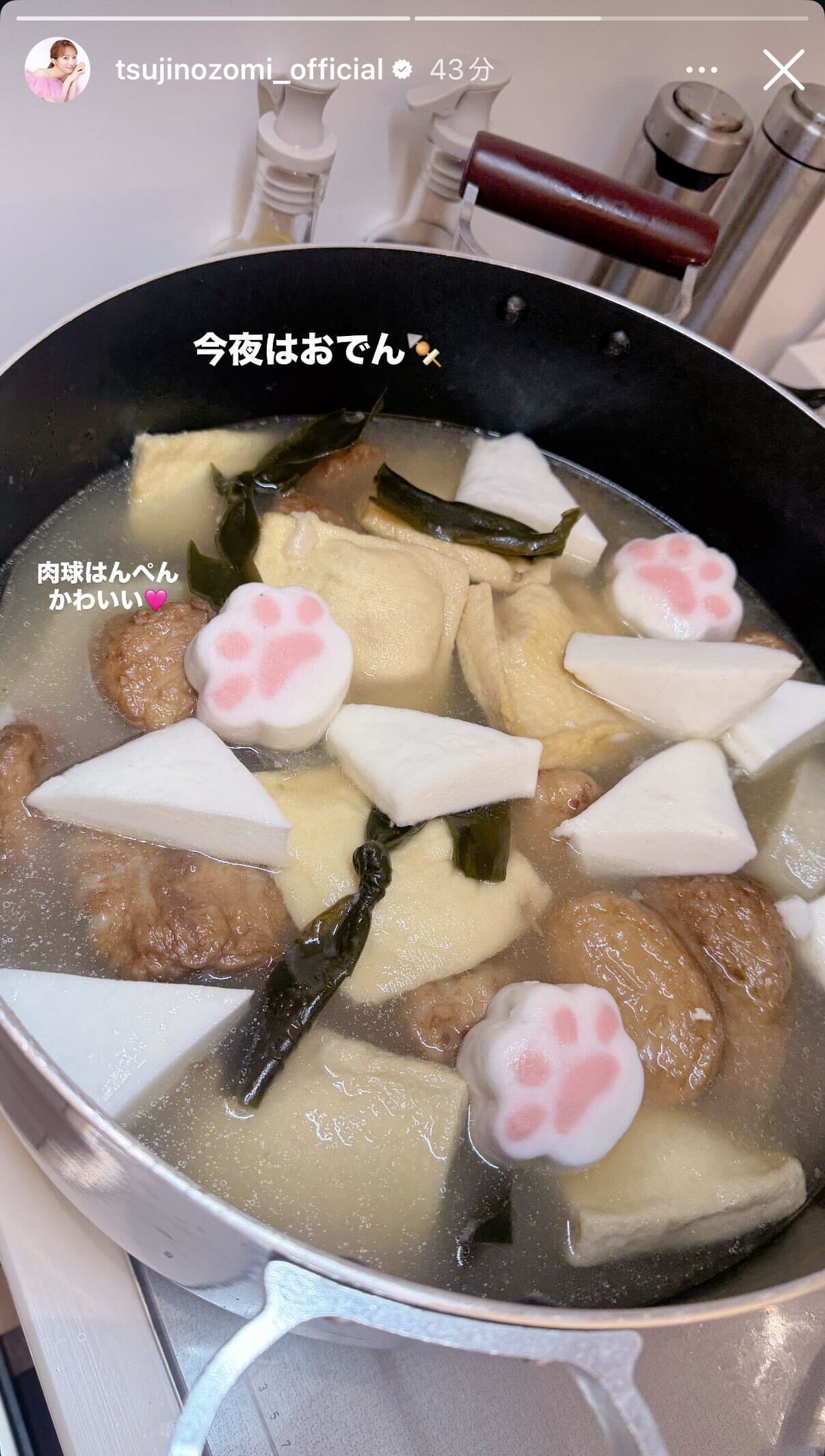 辻希美Instagramストーリーズより