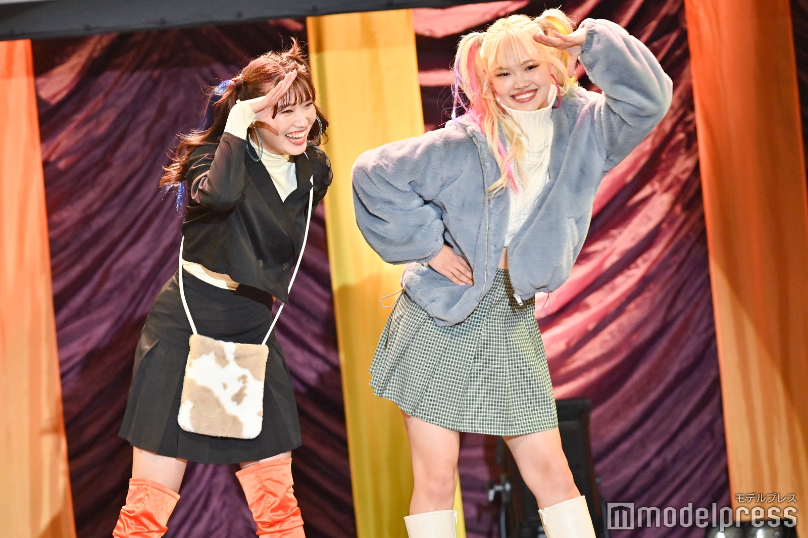 古田愛理（あいりる）、川端結愛（ゆめぽて） （C）モデルプレス