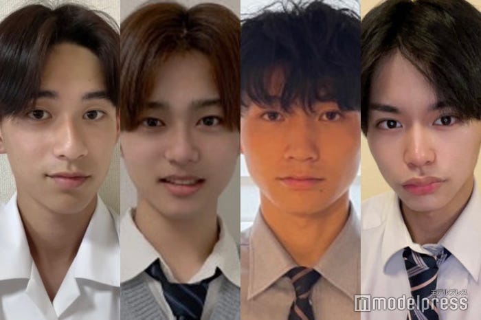 「男子高生ミスターコン2023」九州・沖縄エリア暫定上位4人