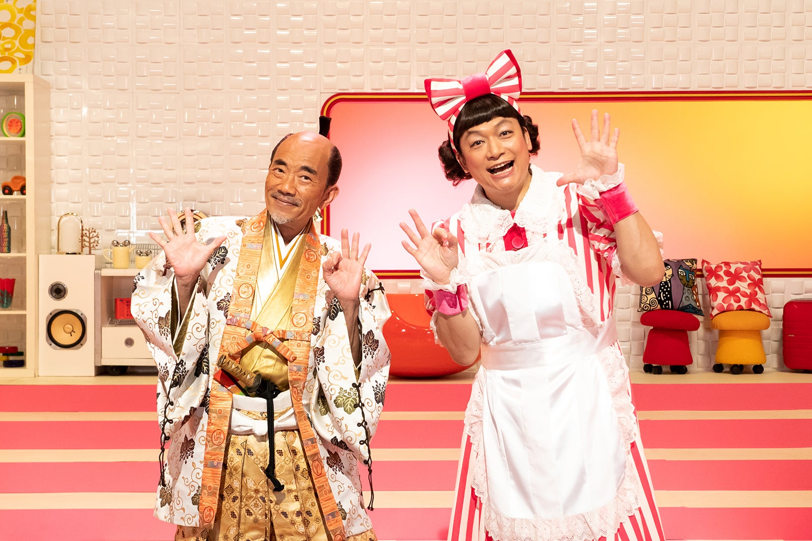 竹中直人、香取慎吾（C）NHK