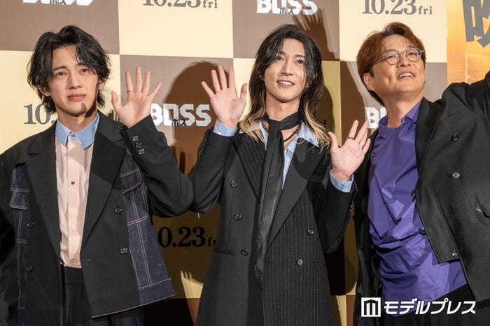 (左から)ケンケン、サカイJr.、酒井一圭(C)モデルプレス