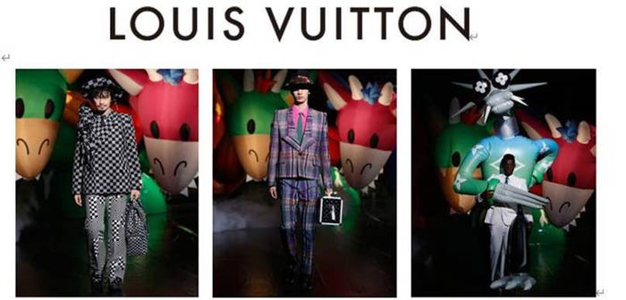 「ルイ・ヴィトン」2021春夏メンズ・ファッションショー(提供写真)