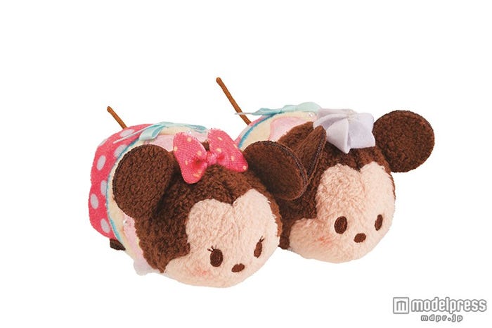 バレンタインTSUM TSUM S 各¥600(ミッキー、ミニー)/(C)Disney