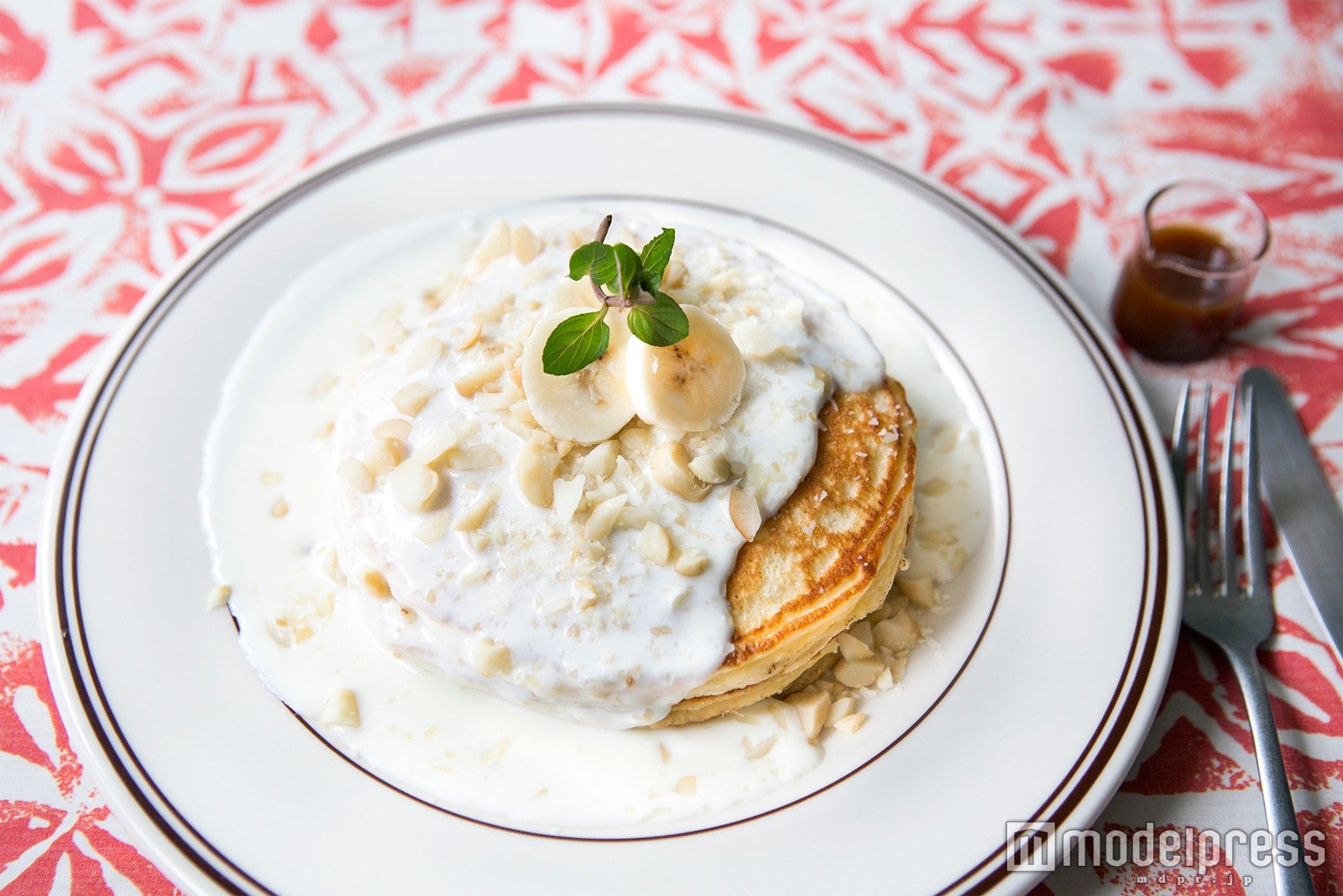 マカダミアナッツクリームパンケーキ￥1,200