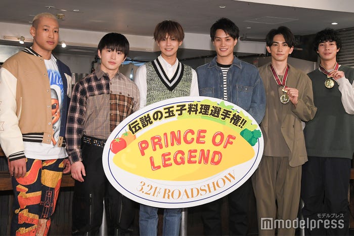 (左から)関口メンディー、佐野玲於、片寄涼太、鈴木伸之、町田啓太、清原翔(C)モデルプレス