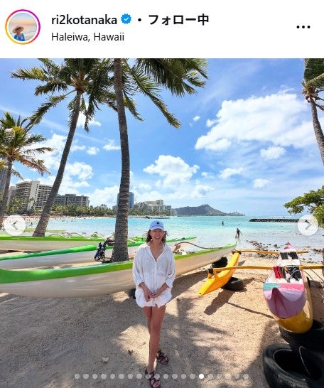 田中律子公式Instagramより