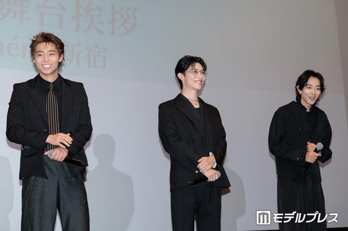 八村倫太郎、増子敦貴、駒木根葵汰(C)モデルプレス