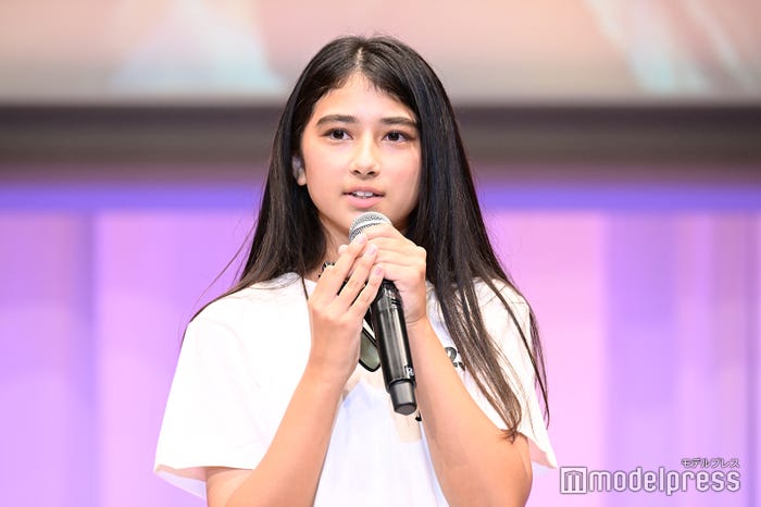 バーン眞寿璃さん「2023ミス・ティーン・ジャパン」の様子 (C)モデルプレス