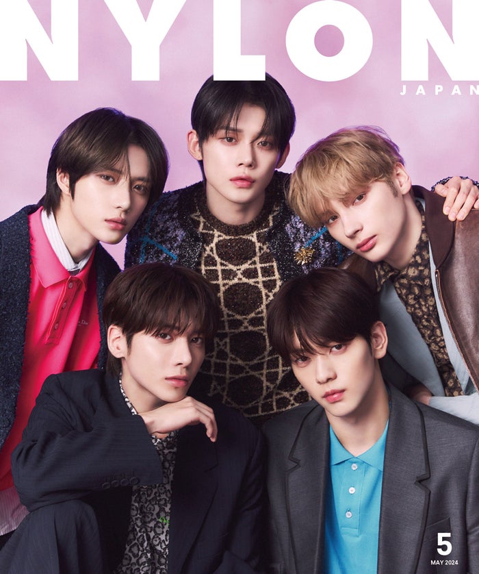 TOMORROW X TOGETHER、美しさの秘訣・旧正月の思い出明かす 華麗な姿で「NYLON JAPAN」初表紙