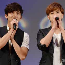 東方神起(左から)チャンミン、ユンホ