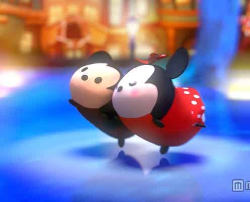 ディズニー「ツムツム」アニメーションの一部公開 華麗なスケートを披露