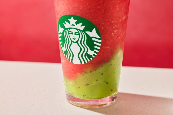 GABURI スイカ フラペチーノ/画像提供:スターバックス コーヒー ジャパン