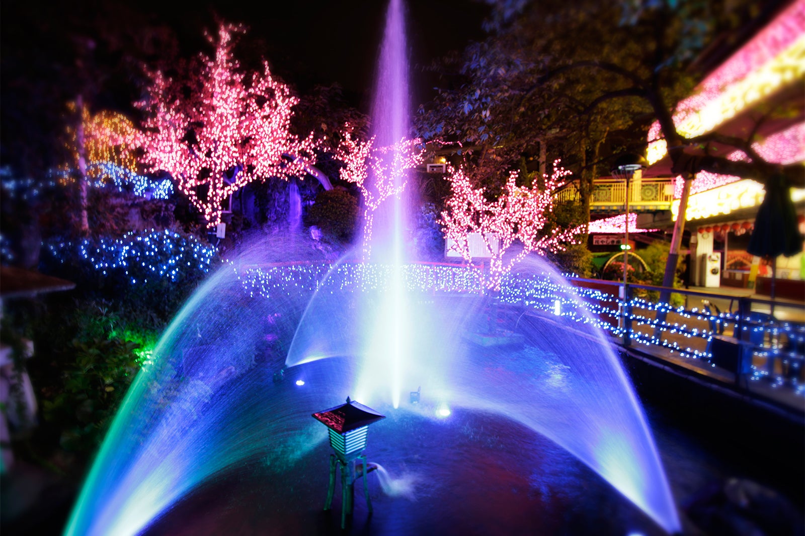 噴水ショー／画像提供：花やしき