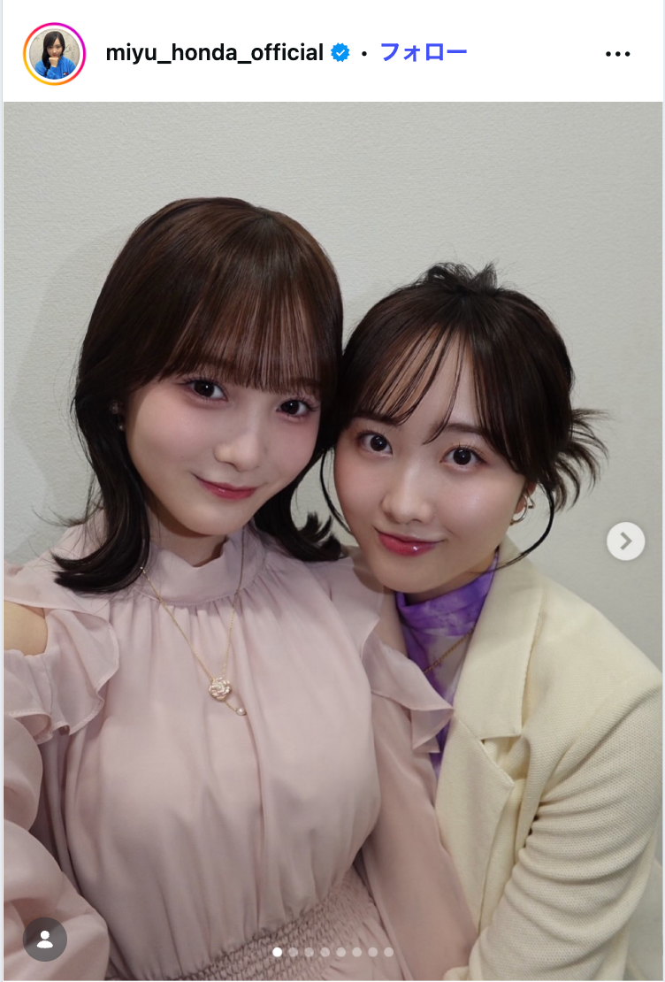 本田望結Instagramより