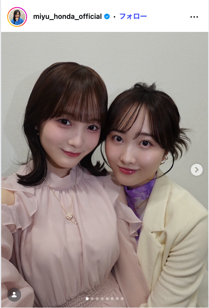 本田望結Instagramより