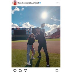 ももクロ 百田夏菜子、田中将大選手と2ショットでアルバム告知「元気が出る素敵な曲ばっかり」