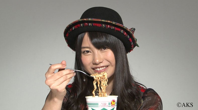 横山由依／カップヌードル「AKB48ふ～ふ～ムービー」