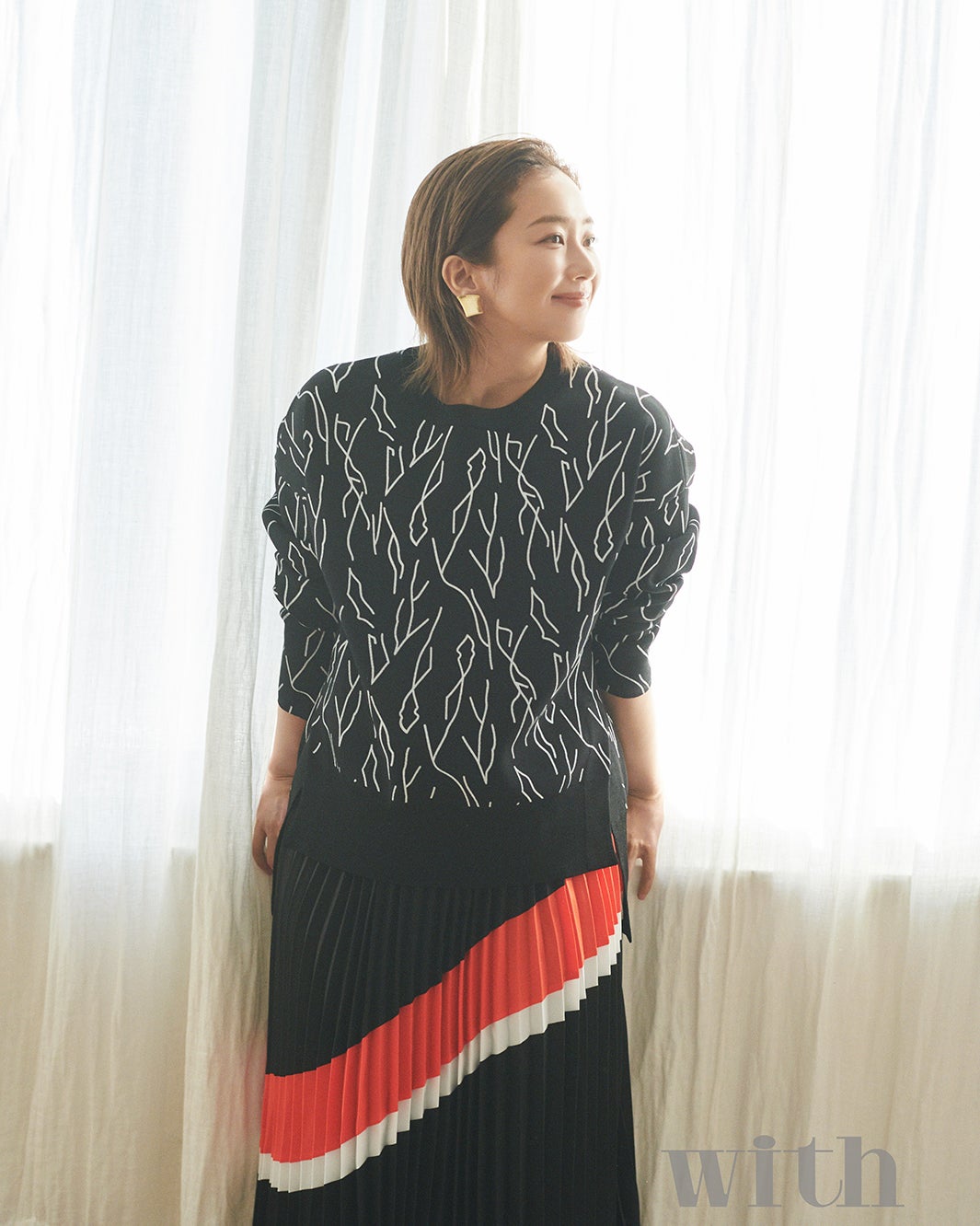 優香「with」4月号（2月26日発売）／画像提供：講談社