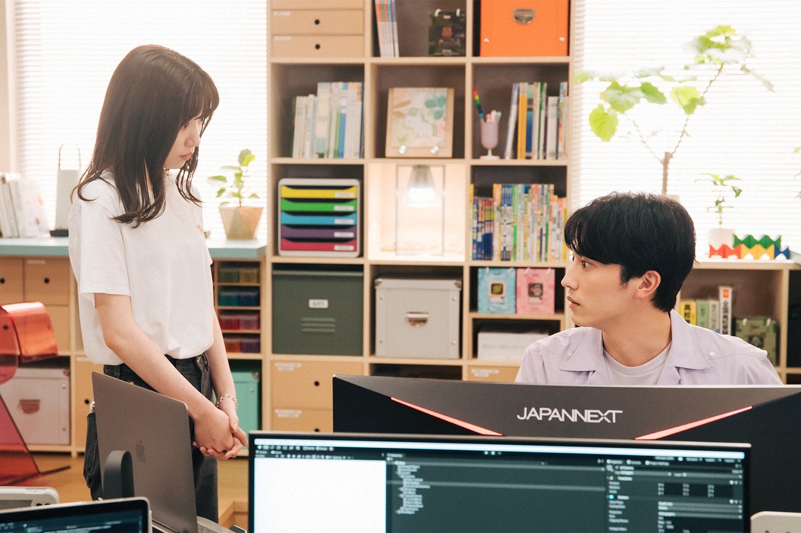 永野芽郁、杉野遥亮／「ユニコーンに乗って」第4話より（C）TBS