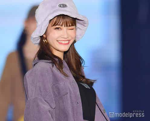 生見愛瑠、ウインクで観客虜に 美脚見せランウェイ<GirlsAward 2019 A/W>