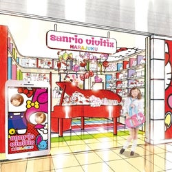 サンリオ、ティーン向けスペシャルショップ「sanrio vivitix HARAJUKU」9月6日オープン