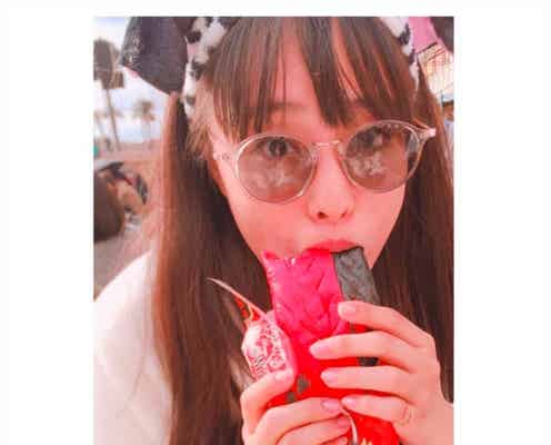 大友花恋、プライベートでディズニーへ「家族全員お揃い」コーデで満喫