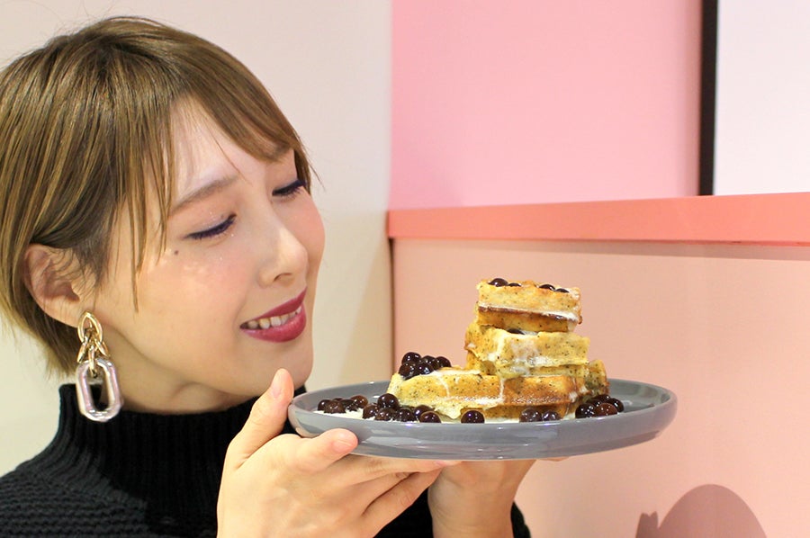 Tea Stand…7 錦糸町店 タピオカティーワッフル