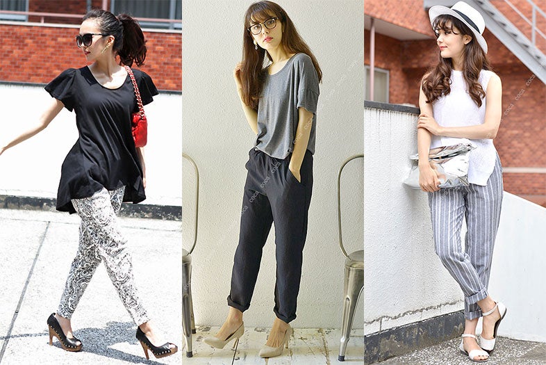 「クロップドパンツ」でハンサムな女前スタイルに！