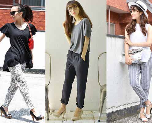 「クロップドパンツ」でハンサムな女前スタイルに!