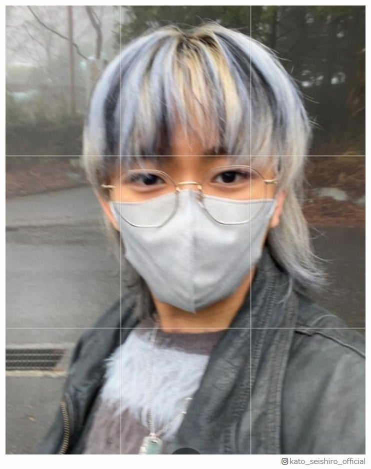 加藤清史郎、Stray Kidsから着想？メッシュ＆ウルフカットヘアで斬新ショット「爆イケ」「似合いすぎ」の声