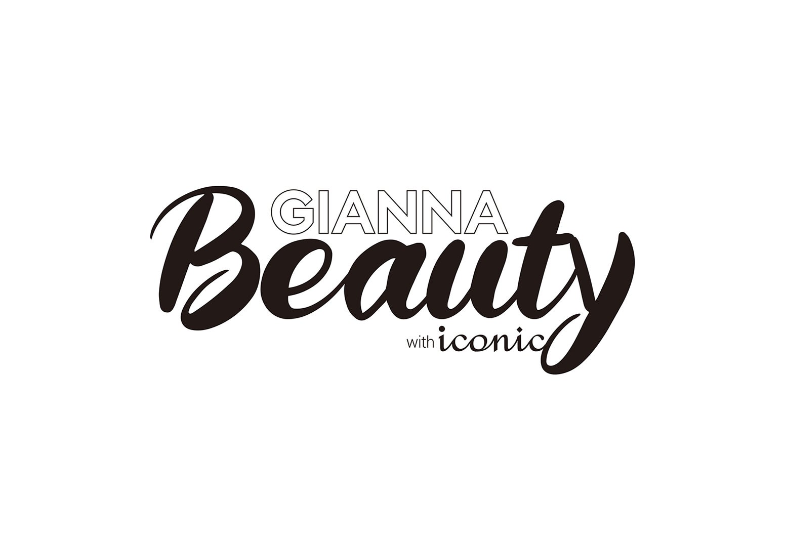 「GIANNA Beauty with iconic（ジェンナビューティ ウィズ アイコニック）」ロゴ （提供画像）